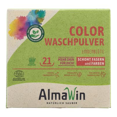Bio Color Waschpulver Linde   32WG 1000g - 5er Vorteilspack von Almawin