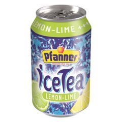 Eistee Lemon-Lime 330ml - 24er Vorteilspack von Pfanner