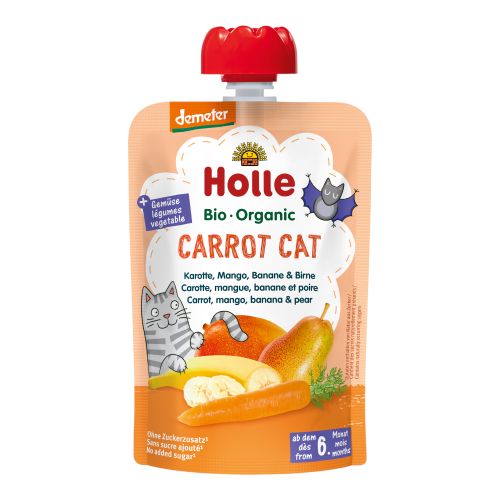 Bio Pouchy Carrot Cat 100g - 12er Vorteilspack von Holle