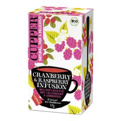 Bio Cranberry & Rasberry Infusion - 4er Vorteilspack von Cupper