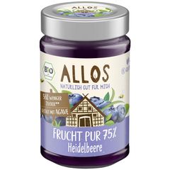 Bio Fruchtaufstrich 75% Heidelbeer 200g - 6er Vorteilspack von Allos