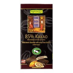 Bio Bitterschokolade 85% Kakao  80g - 12er Vorteilspack von Rapunzel Naturkost