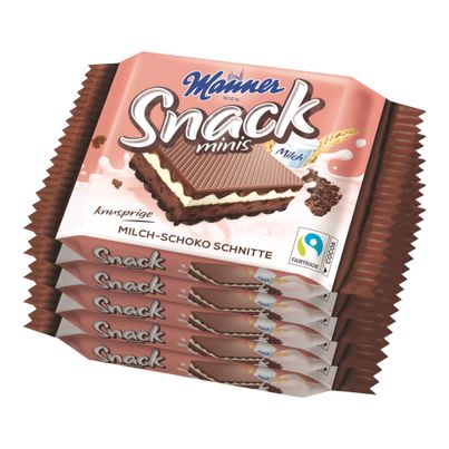 Manner Snack Minis Milch-Schoko 5x25g