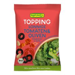 Bio Topping Sonnige Tomaten-Oliven 100g - 8er Vorteilspack von Rapunzel