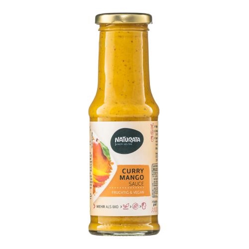 Organic Curry Mango Sauce 210ml - value pack of 6 from Naturata