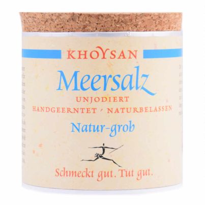 Meersalz Natur grob Würzdose 200g von Khoysan