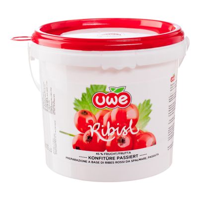 Konfitüre Ribisel rot passiert 2000g von Unterweger Konfitüren UWE