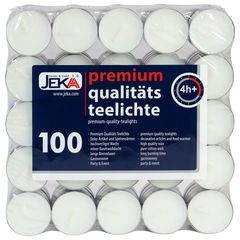 Teelichter mit Metallhülle 100Stück von Jeka