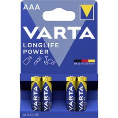 Batterie Longlife Power Micro 4Stück von Varta