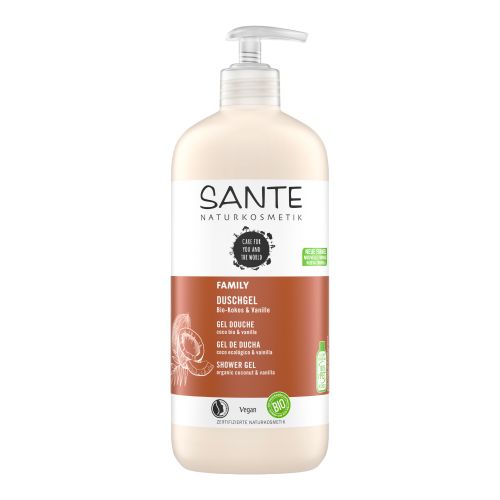 Bio Duschgel Kokos & Vanille 500ml von Sante Naturkosmetik