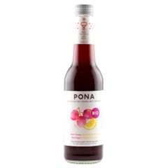 PONA Bio Rote Traube Primofiore Zitrone 330ml - Erfrischendes Fruchtsaftgetränk ohne zugesetzten Zucker von PONA