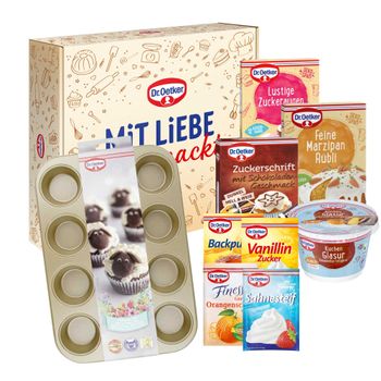 Dr. Oetker Rezept-Set Mit Liebe verpackt Oster Muffins