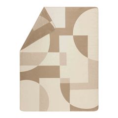 Kuscheldecke Geoform 150 x 200 cm - Natur - GRS zertifiziert - von David Fussenegger