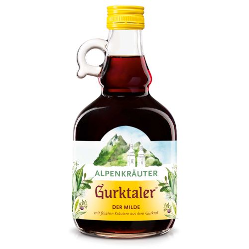 Gurktaler Alpenkräuter Likör 27% 0,5l Henkelflasche