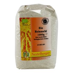 Bio Reismehl 1000g von Nestelberger
