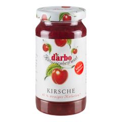 Darbo calorie reduced cherry preserve 220 g.