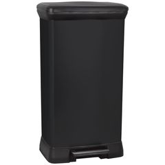 Treteimer Metallic schwarz 50l von Curver