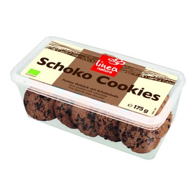 Bio Schoko Cookies Mehrzweckbox 175g - 12er Vorteilspack von Linea Natura