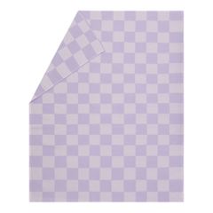 Sommerplaid Schachbrett Farbe Hellviola 140x180cm von David Fussenegger
