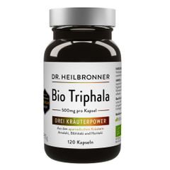 Bio Triphala Nahrungsergänzungsmittel 120 Kapseln von Dr. Heilbronner