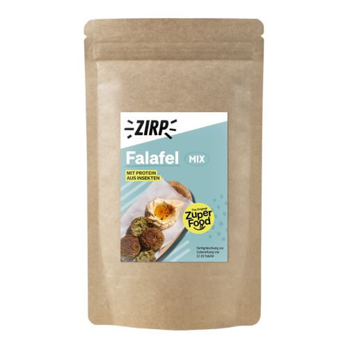 ZIRP Eat for Future Falafel Mix Fertigmischung 295g - Mit wertvollem Insektenprotein - Ergibt ca 12 Falafel - DailyDeal