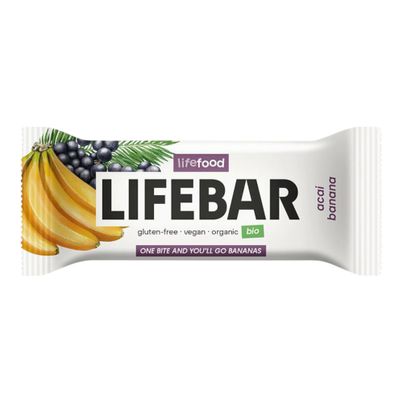 Bio Acai Banane 40g - 15er Vorteilspack von Lifebar