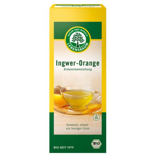 Bio Ingwer-Orange 40g von LEBENSBAUM