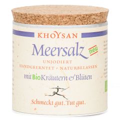 Meersalz mit Bio Kräutern und Blüten von Khoysan