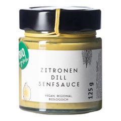 Bio Zitronen Dill Senfsauce 125g - 6er Vorteilspack von Gutes Aus Obritz