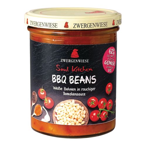 Organic BBQ Beans 370g - value pack of 6 from Zwergenwiese