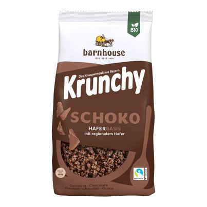 Bio Krunchy Schoko 375g - 6er Vorteilspack von Barnhouse