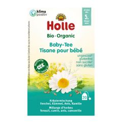 Bio Baby-Tee a 1.5g - ab 5 Monaten - 20 Beutel - 8er Vorteilspack von Holle