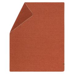Wolldecke falsches Uni Farbe Terracotta 160x200cm von David Fussenegger