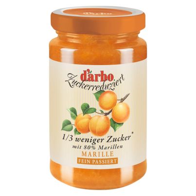 Darbo fruit spread strained apricot reduced sugar 250g