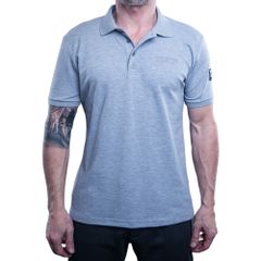 Dunkelschwarz Poloshirt DS-6 DNKLINE grey - XL