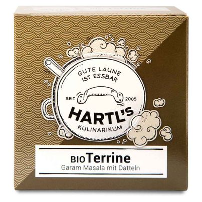 Bio Terrine Garam masala mit Datteln 100g   - Fertiggericht von Hartls Kulinarikum