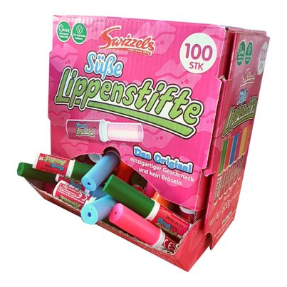 Süsse Lipsticks - 100er Vorteilspack von Swizzels