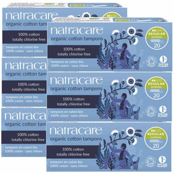 6er Set Natracare Bio-Tampons normal