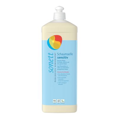 Bio Schaumseife sensitiv 1000ml - 6er Vorteilspack von Sonett