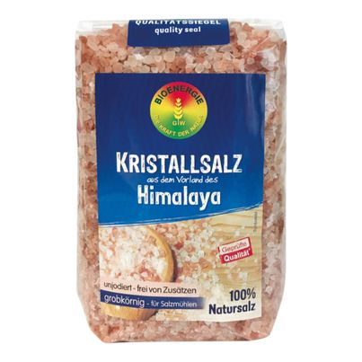 Bio Himalaya Kristallsalz grob 1000g - 10er Vorteilspack von Bioenergie Wagner