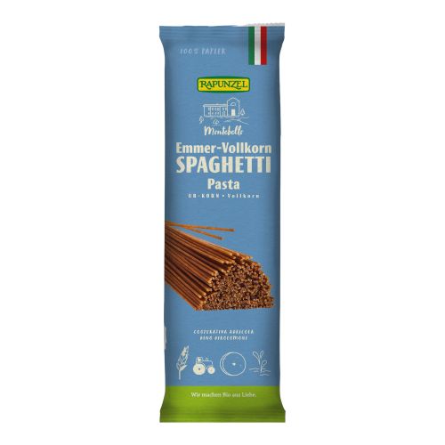 Bio Emmer-Spaghetti Vollkorn 500g - 12er Vorteilspack von Rapunzel Naturkost