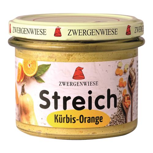 Organic pumpkin-orange spread 180g - value pack of 6 from Zwergenwiese