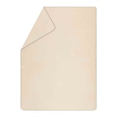 Kuscheldecke Uni 150 x 200 cm - Rohweiß - GRS zertifiziert - von David Fussenegger