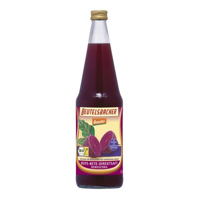 Bio Rote-Bete-Saft Robuschka MW 700ml - 6er Vorteilspack von Beutelsbacher