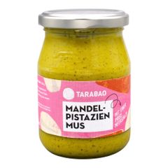 Bio Mandel-Pistazienmus MW 250g - 6er Vorteilspack von Tarabao Bio.fair.direkt.