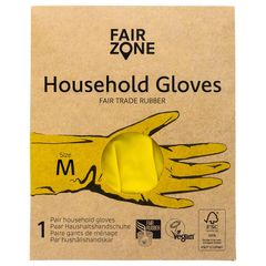 Bio Gummihandschuhe M 1 Paar von Fair Zone
