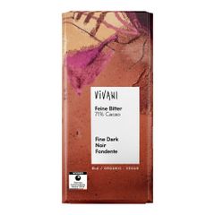Bio Feine Bitter 71% 80g - 12er Vorteilspack von Vivani
