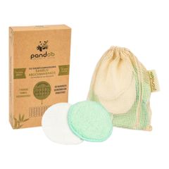 Organic bamboo make-up remover pads 1 pack from Pandoo