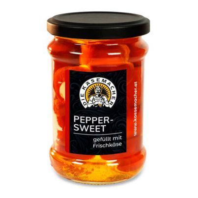 Peppersweet gefüllt mit Frischkäse 250g von Die Käsemacher