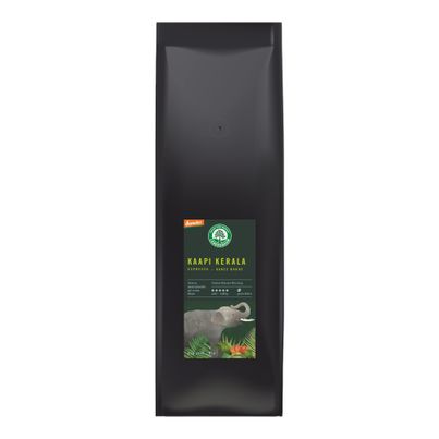 Bio Lebensbaum Kaapi Kerala Espresso ganze Bohne 1000g - Kaffee von Lebensbaum